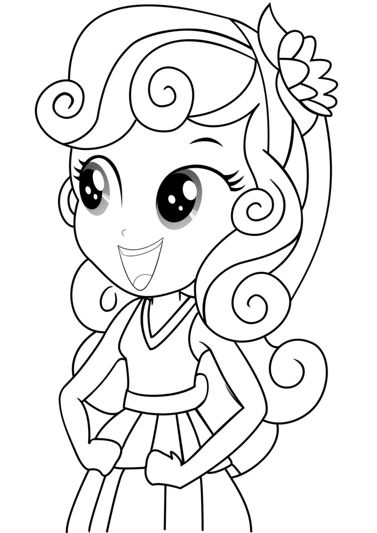Coloring Sheet For Girls
 Equestria Girls Coloring Pages Best Coloring Pages For Kids