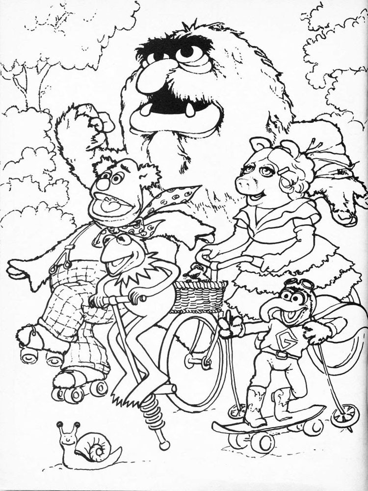 Coloring Sheet Printables
 The Muppet Show coloring pages Download and print The