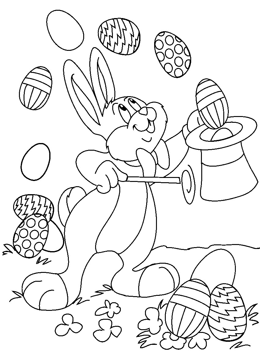 Coloring Sheet Printables
 Easter Bunny Coloring Pages