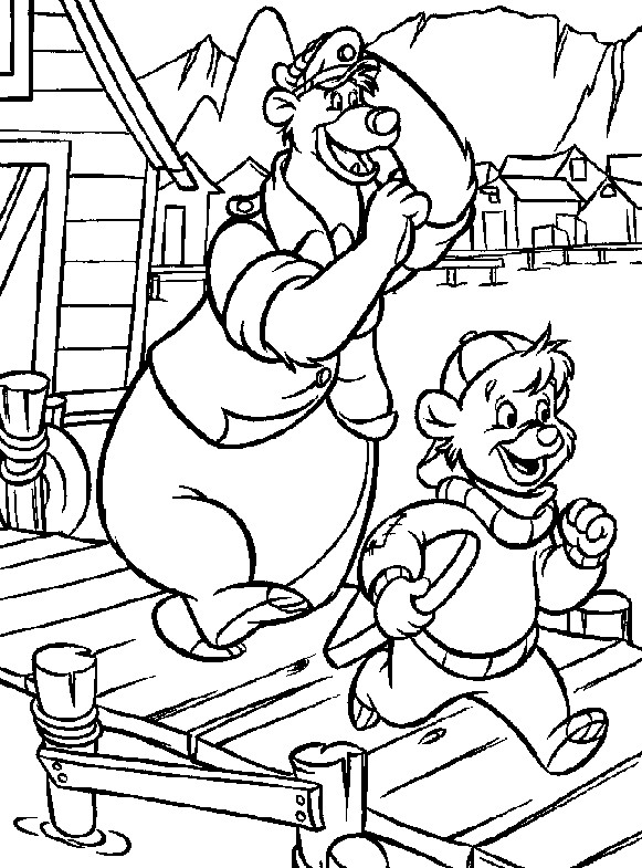 Coloring Sheets For Children
 TaleSpin Coloring Pages For Kids