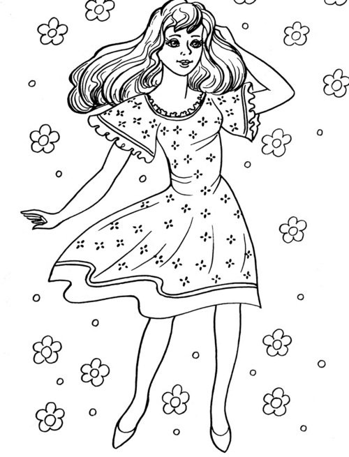 Coloring Sheets For Girls
 Girl Coloring Pages For Kids Disney Coloring Pages