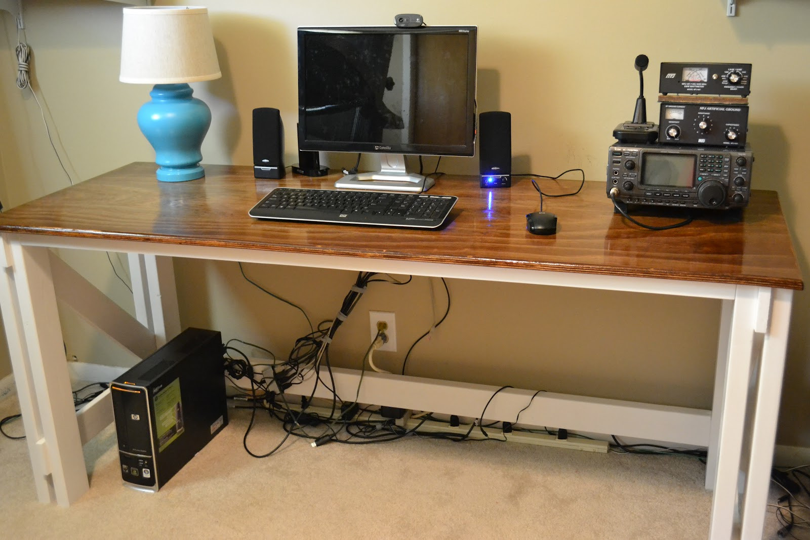 Computer Desk Plans DIY
 DIY fice puter Desk