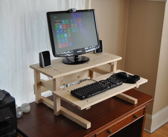 Computer Desk Plans DIY
 DIY Project Plan Standing puter Desk
