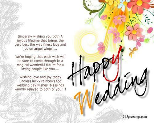 Congratulation On Marriage Quotes
 Wedding Wishes And Messages 365greetings