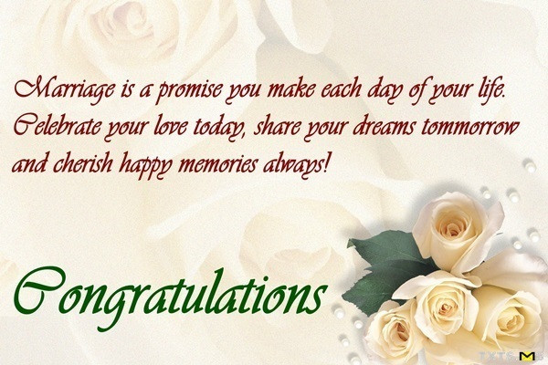 Congratulation On Marriage Quotes
 Congratulations Wishes for Marriage Quotes Messages