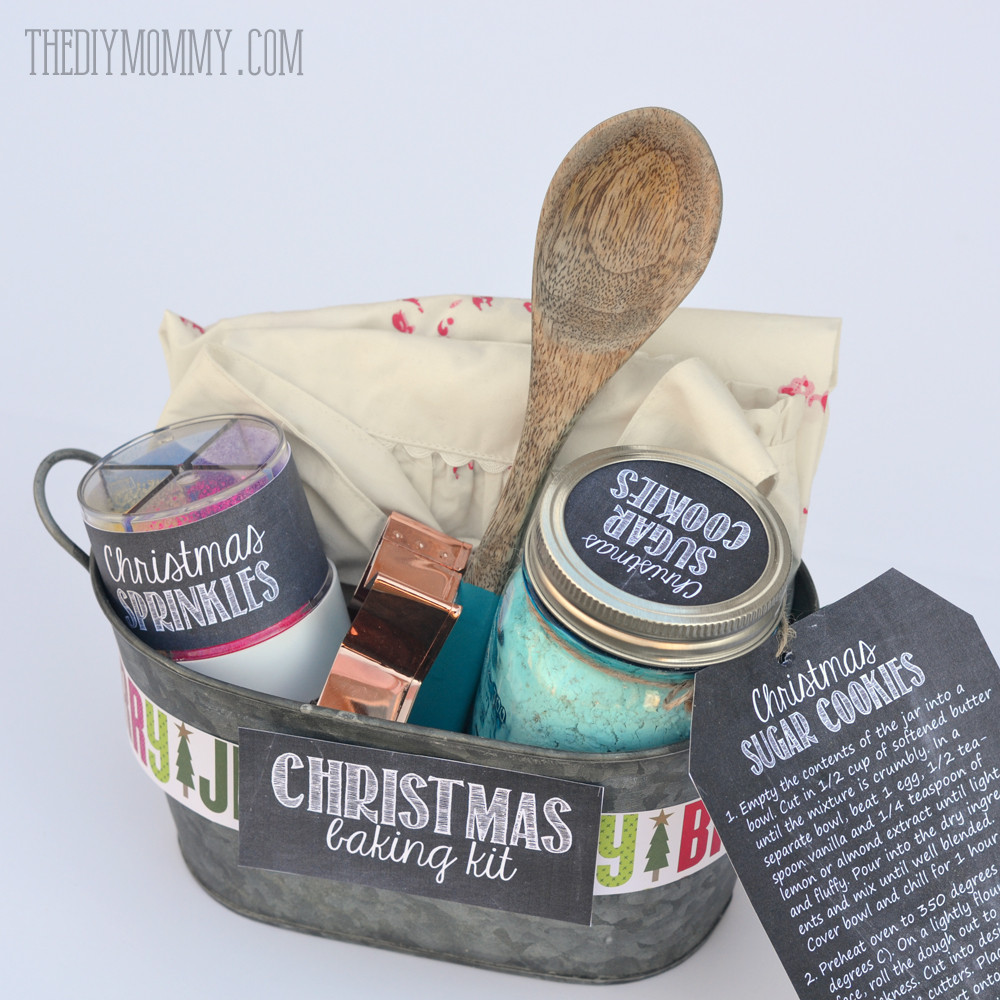 Cookie Gift Basket Ideas
 A Gift in a Tin Christmas Baking Kit