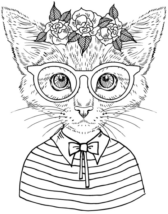 Cool Adult Coloring Books
 Best Coloring Books for Cat Lovers Cleverpedia