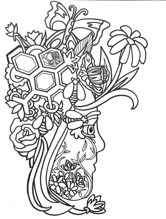 Cool Adult Coloring Books
 15 More Fun Fancy Funky Faces Coloring Pages Vol2