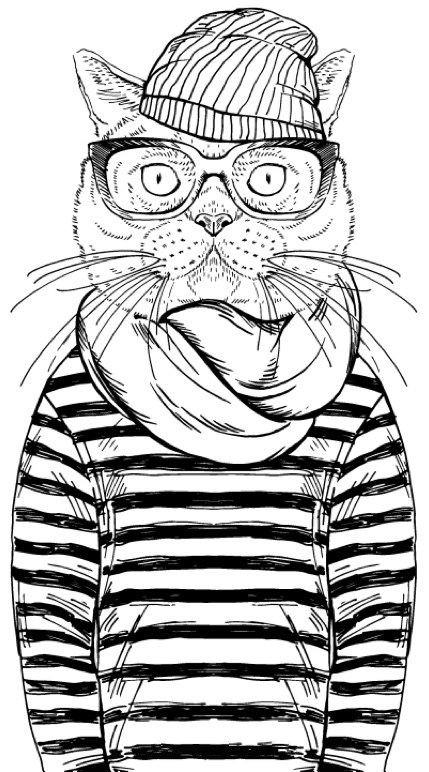 Cool Adult Coloring Books
 Best Coloring Books for Cat Lovers