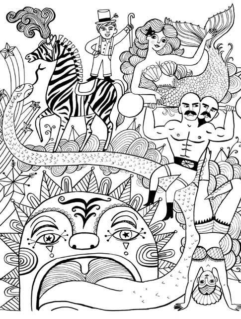 Cool Adult Coloring Books
 Tons of cool coloring books for adults