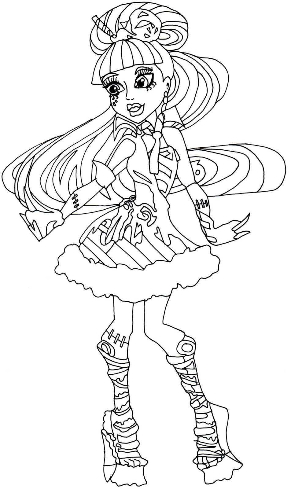 Cool Coloring Pages For Girls
 Monster High Coloring Pages