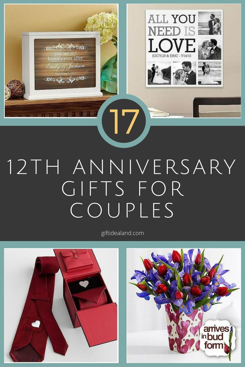 Cool Gift Ideas For Couples
 35 Good 12th Wedding Anniversary Gift Ideas For Him & Her