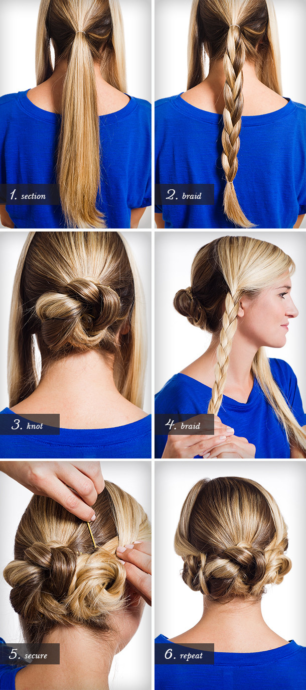 Cool Hairstyles Step By Step
 Super Easy Step by Step Hairstyle Ideas fashionsy