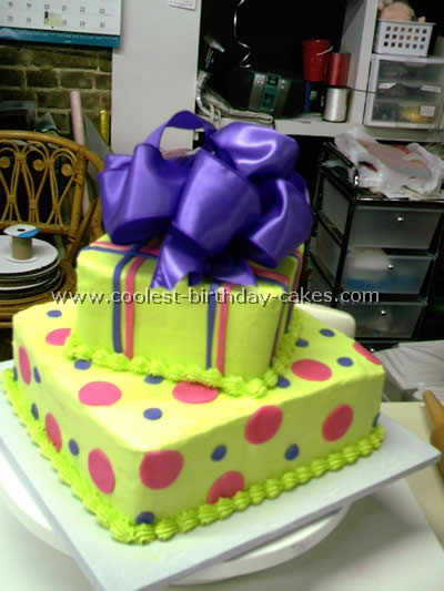 Coolest-birthday-cakes.com
 Coolest Gift Wrapped Box Happy Birthday Cake Ideas