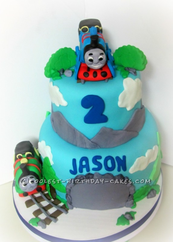 Coolest-birthday-cakes.com
 Coolest Thomas and Friends 2nd Birthday Cake