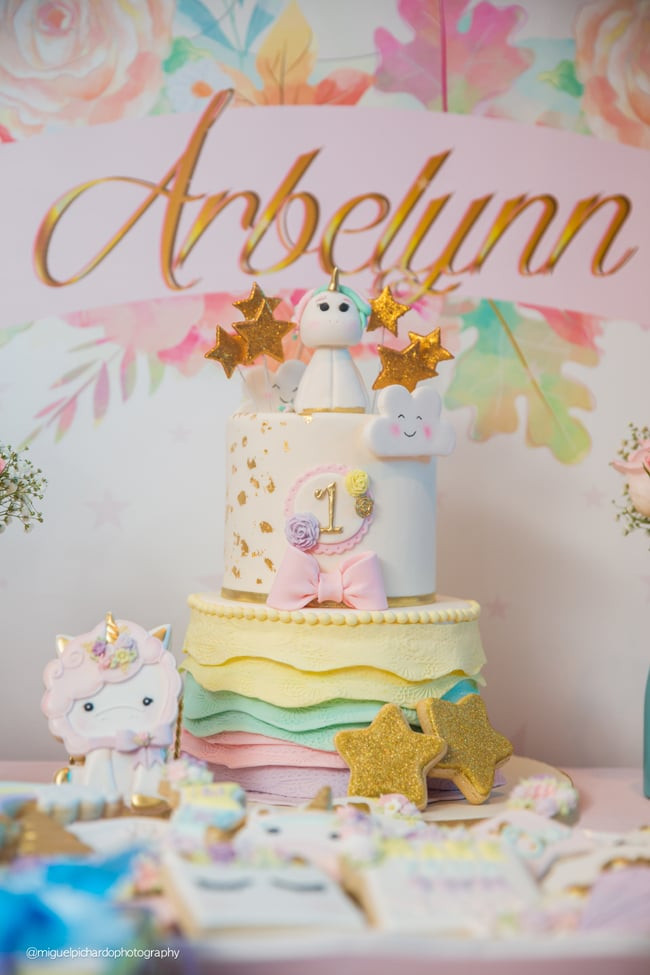 Coolest Unicorn Party Ideas
 Baby Unicorn Themed First Birthday Party Pretty My Party