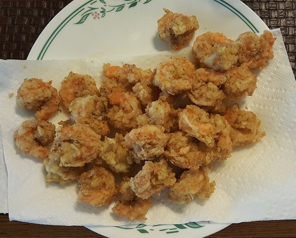 Cornmeal Fried Shrimp
 Fried Shrimp Recipe — Patchwork Times by Judy Laquidara