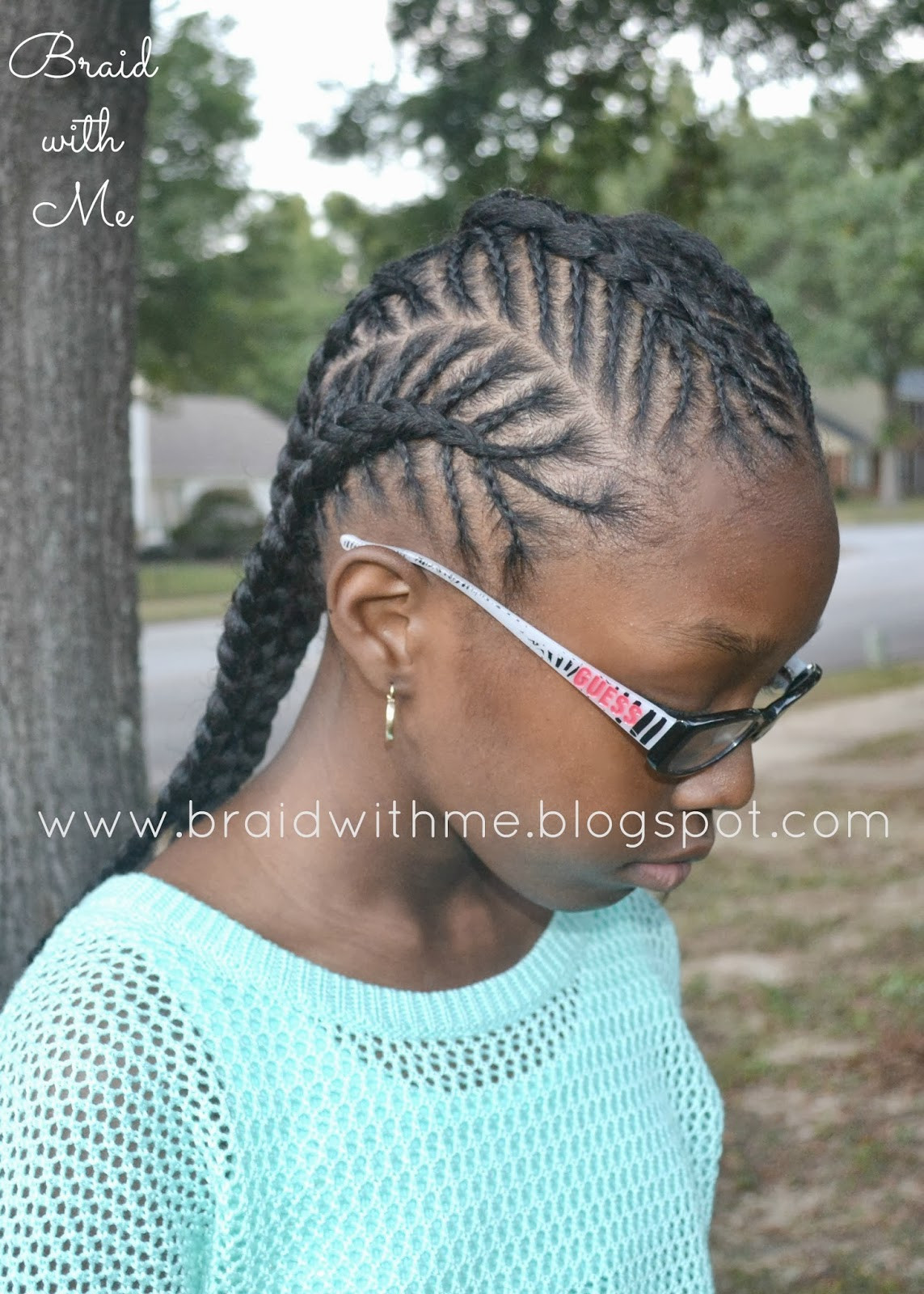 Cornrows Hairstyles Kids
 Natural Hairstyle for Kids Fish Bone Cornrows