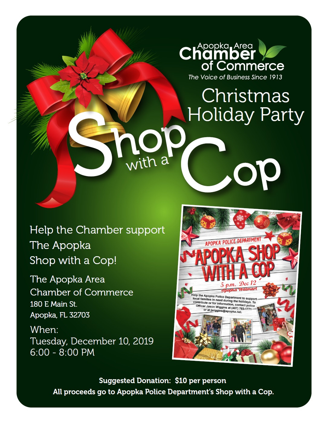 Corporate Holiday Party Ideas 2020
 Business After Hours & Holiday Party Supporting APD s
