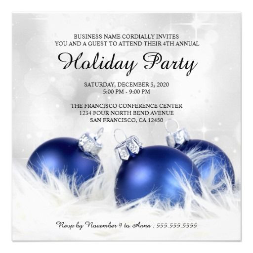 Corporate Holiday Party Ideas 2020
 Corporate Christmas And Holiday Party Invitations