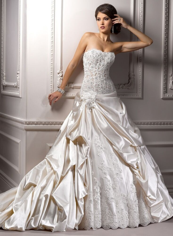 Corset Wedding Dress
 New Maggie Sottero Wedding Gown Swarovski Crystal Beaded