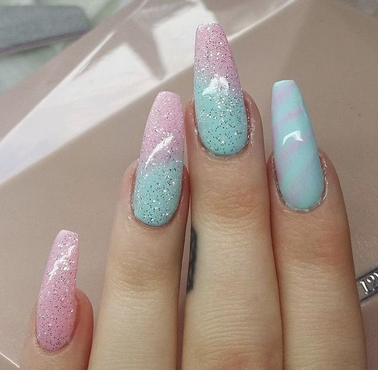Cotton Candy Nail Designs
 Best 25 Cotton candy nails ideas on Pinterest
