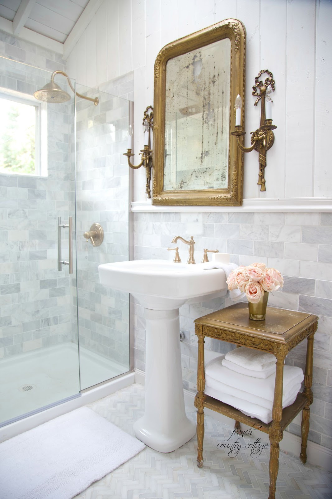 Country Bathroom Sinks
 Details The perfect pedestal sink FRENCH COUNTRY COTTAGE