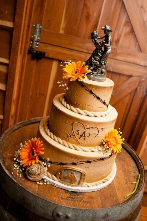 Country Themed Wedding Ideas
 35 Lovely Rustic Inspired Country Wedding Cakes