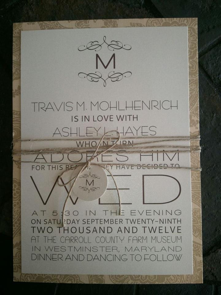 Country Wedding Invitations
 Kindly R S V P Designs Blog Rustic Country Wedding