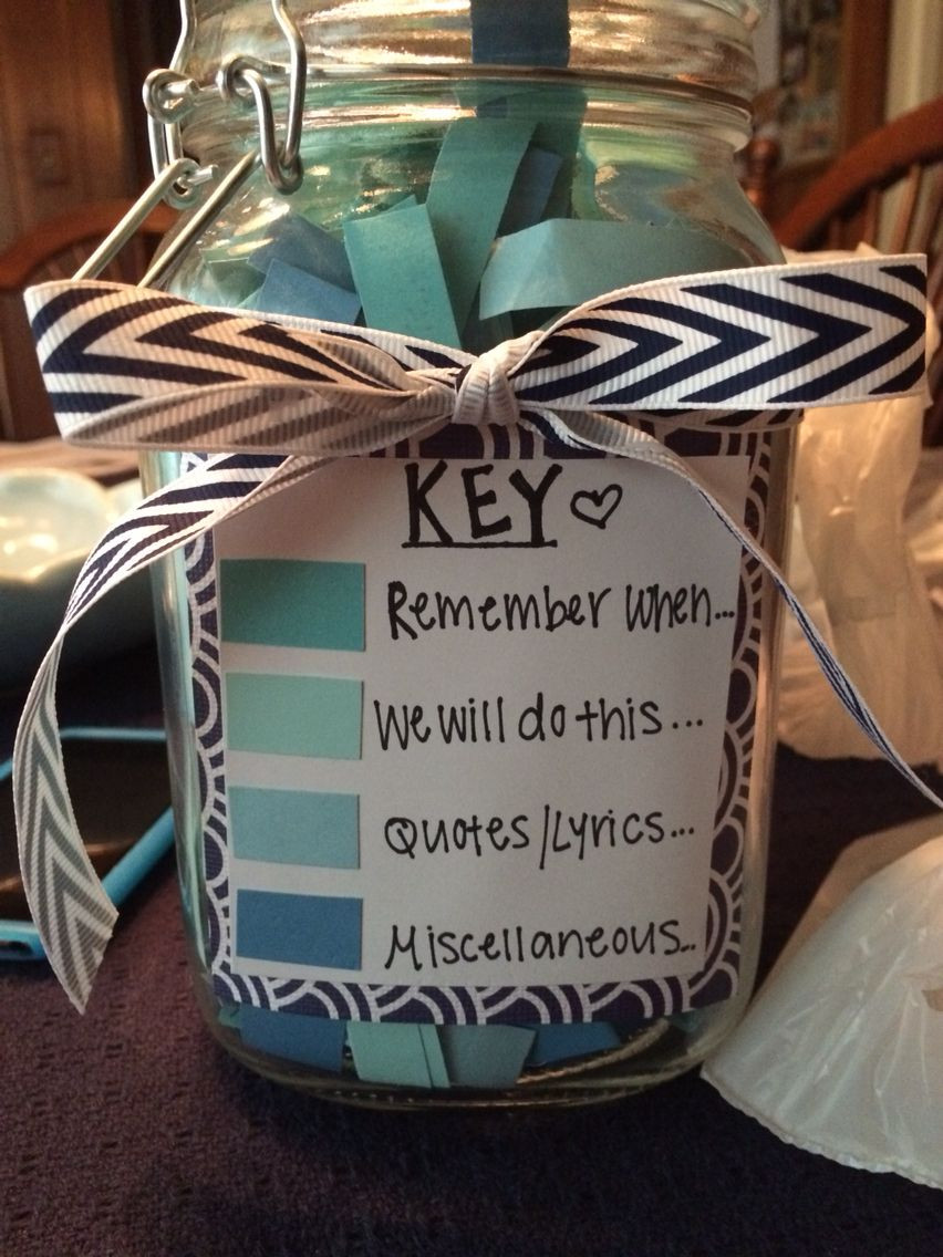 Couple Gift Ideas
 365 Note Jar …