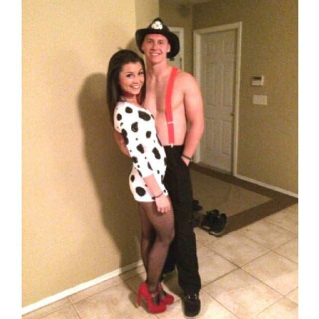 Couples Costumes DIY
 Dalmatian and Firefighter