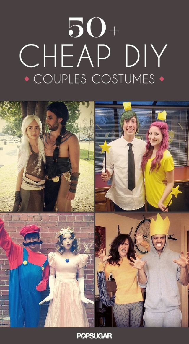 Couples Costumes DIY
 80 Cheap and Original DIY Couples Halloween Costumes For