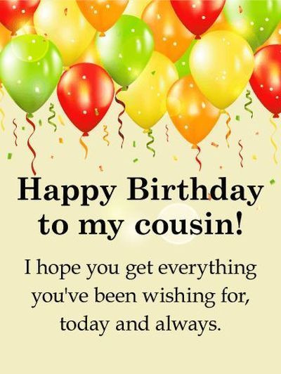 Cousin Birthday Wishes Funny
 Happy Birthday Cousin Quotes and