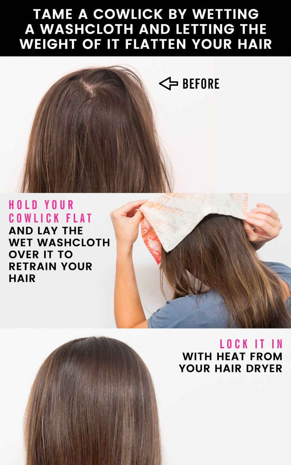 Cowlick Hairstyles Female
 22 Life Saving Beauty Hacks to Use When You re Already