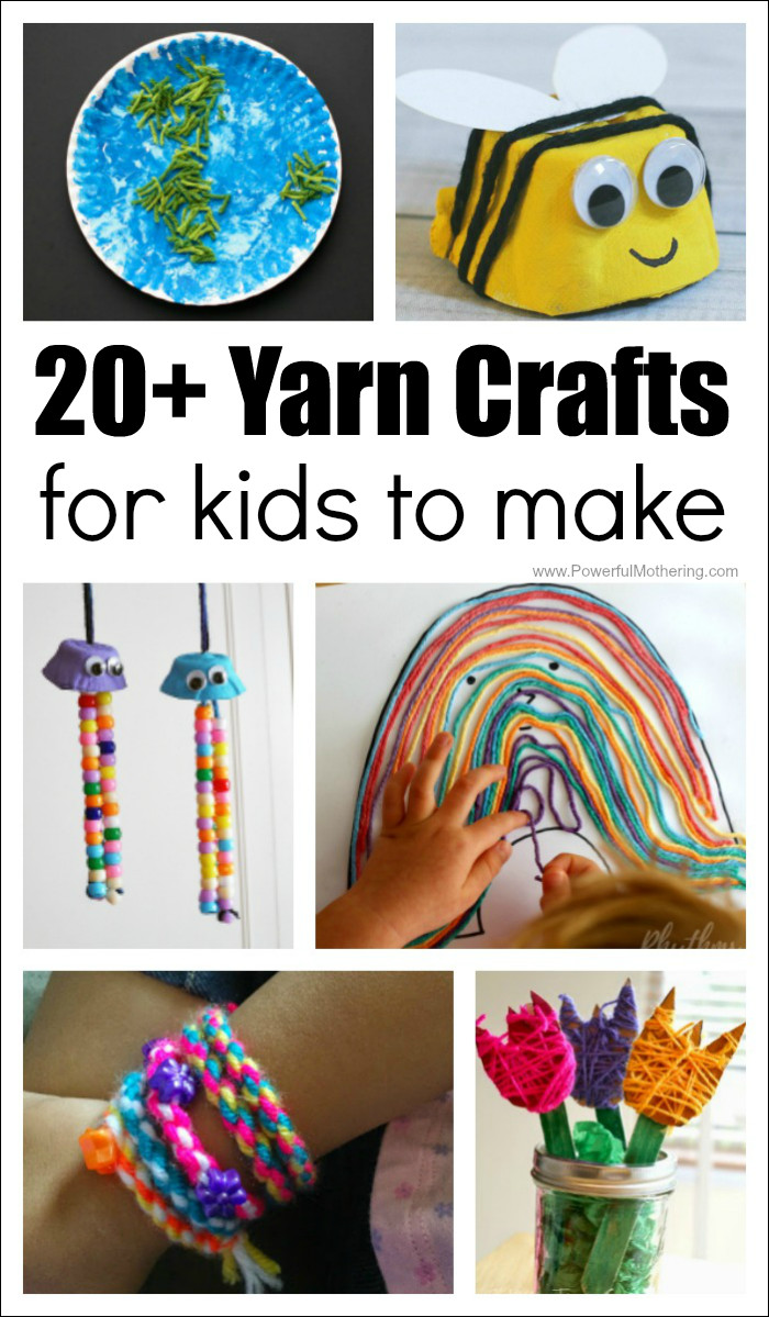 Craft Activities For Toddlers
 20 Absolutely Fantastic Yarn Crafts for Kids to Make
