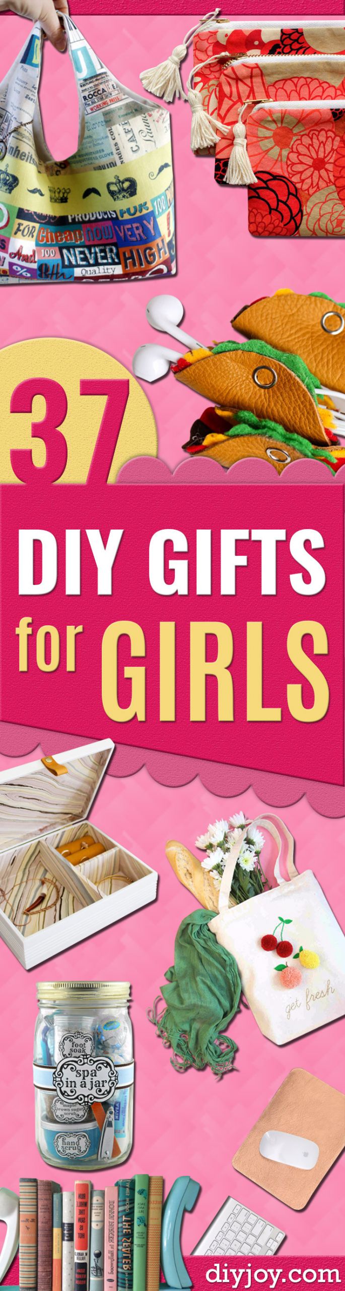 Craft Gift Ideas For Girls
 37 Best DIY Gifts for Girls
