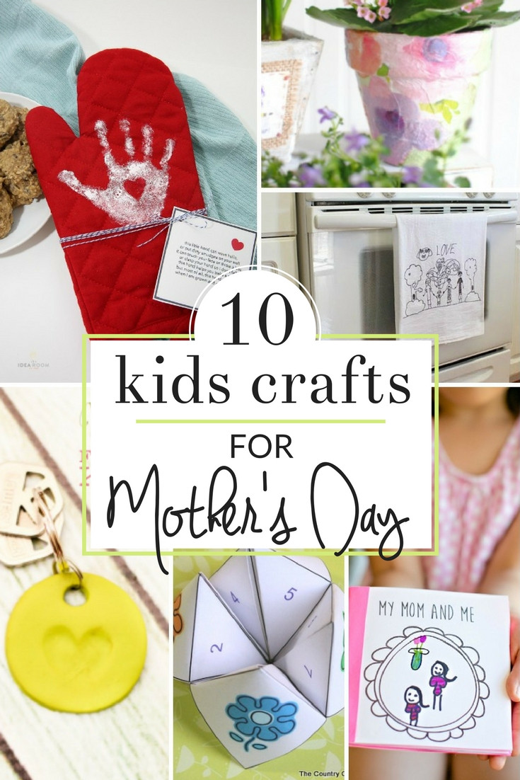 Craft Gift Ideas For Mom
 Homemade Mother s Day Gifts from Kids The Crazy Craft Lady