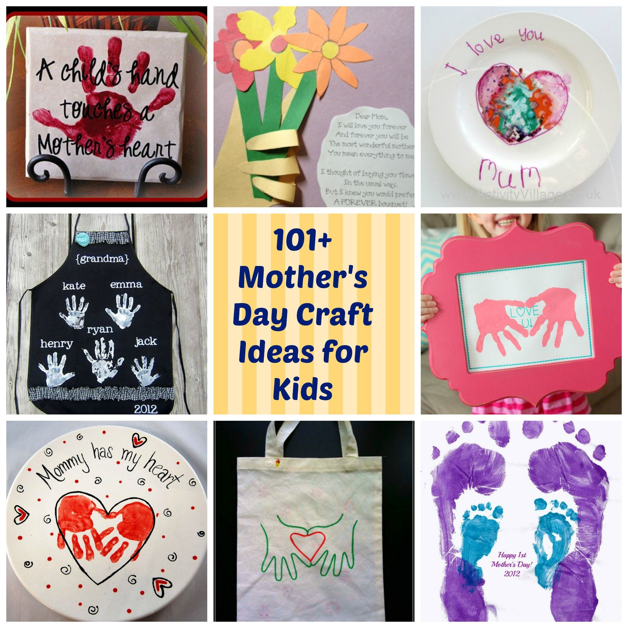 Craft Gift Ideas For Mom
 101 Mother s Day DIY Craft Ideas for Kids