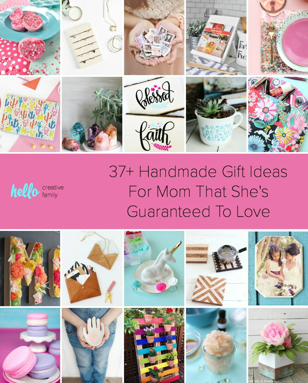 Craft Gift Ideas For Mom
 37 Handmade Gift Ideas For Mom That She s Guaranteed To Love