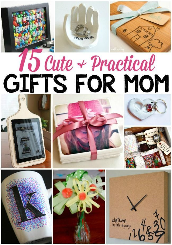 Craft Gift Ideas For Mom
 15 Cute & Practical DIY Gifts for Mom
