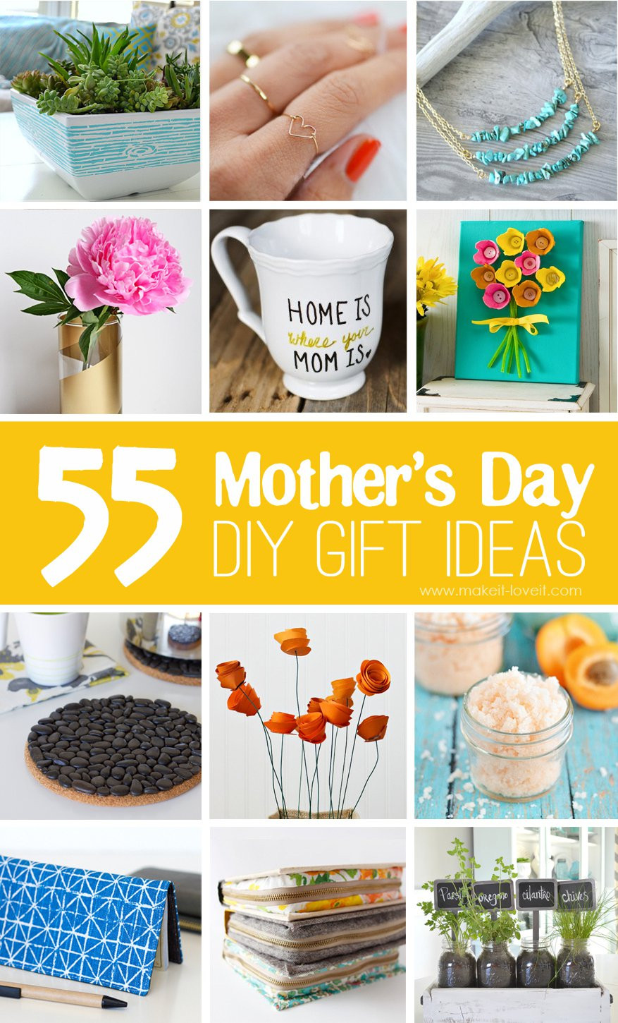 Craft Gift Ideas For Mom
 40 Homemade Mother s Day Gift Ideas