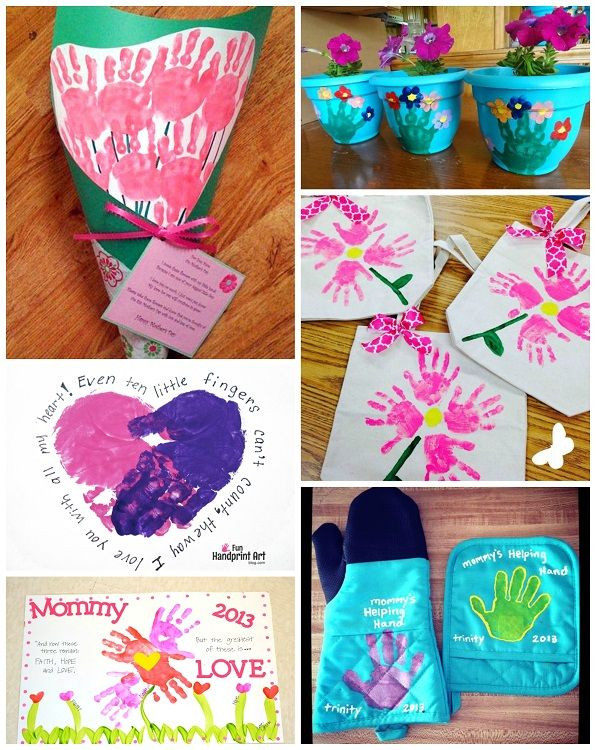 Craft Gift Ideas For Mom
 Mother s Day Handprint Crafts & Gift Ideas for Kids to