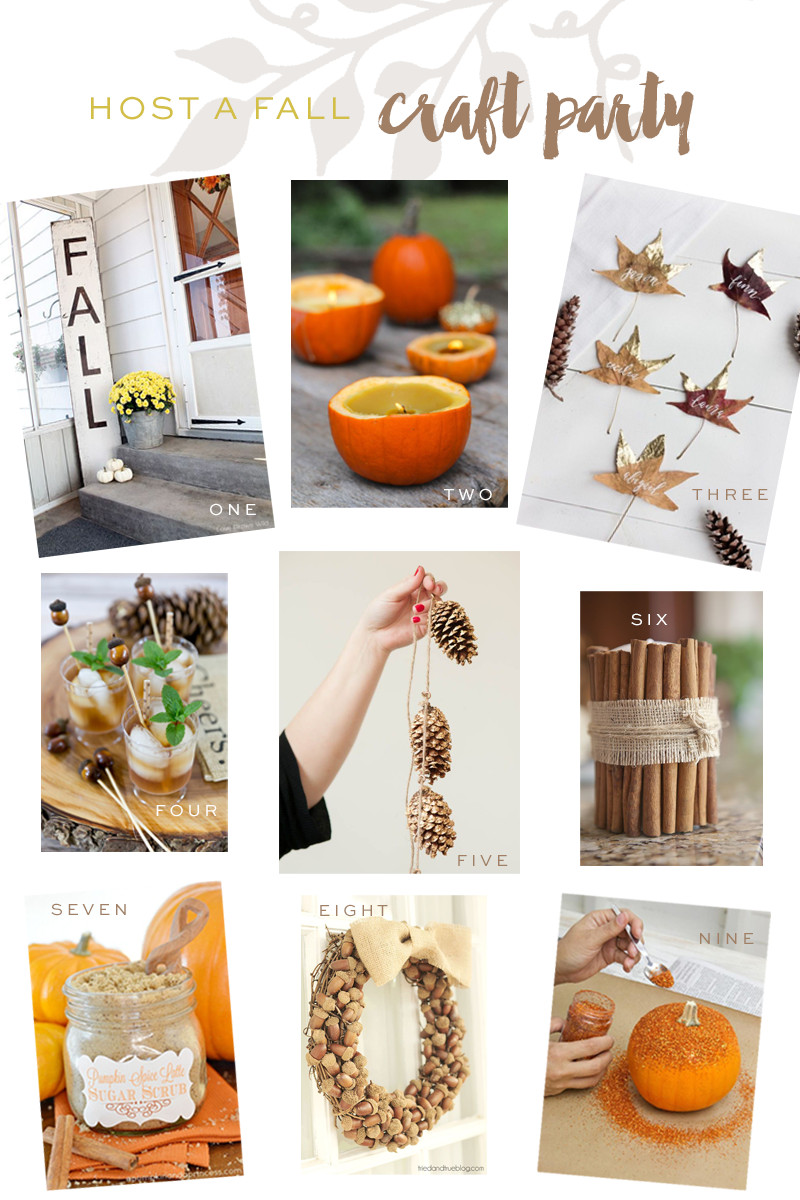 Craft Parties For Adults
 Host a Pinterest Worthy Fall Craft Party