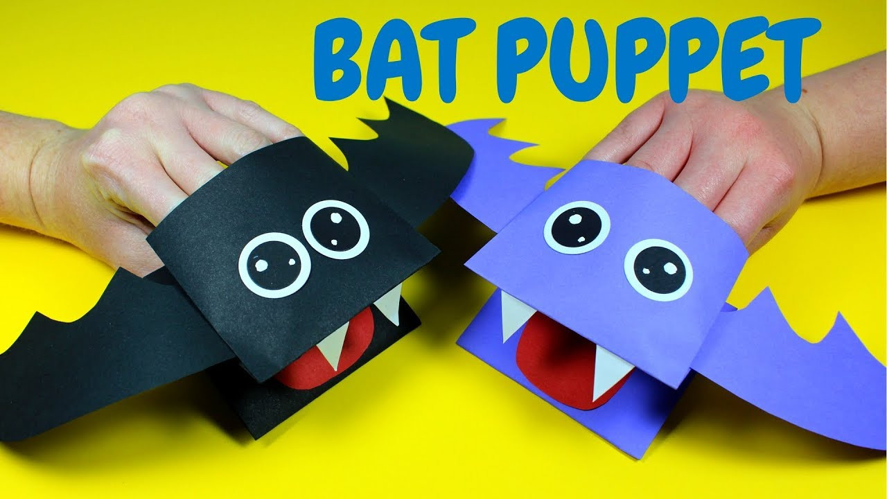 Crafts To Make For Kids
 How to Make a Paper Bat Hand Puppet