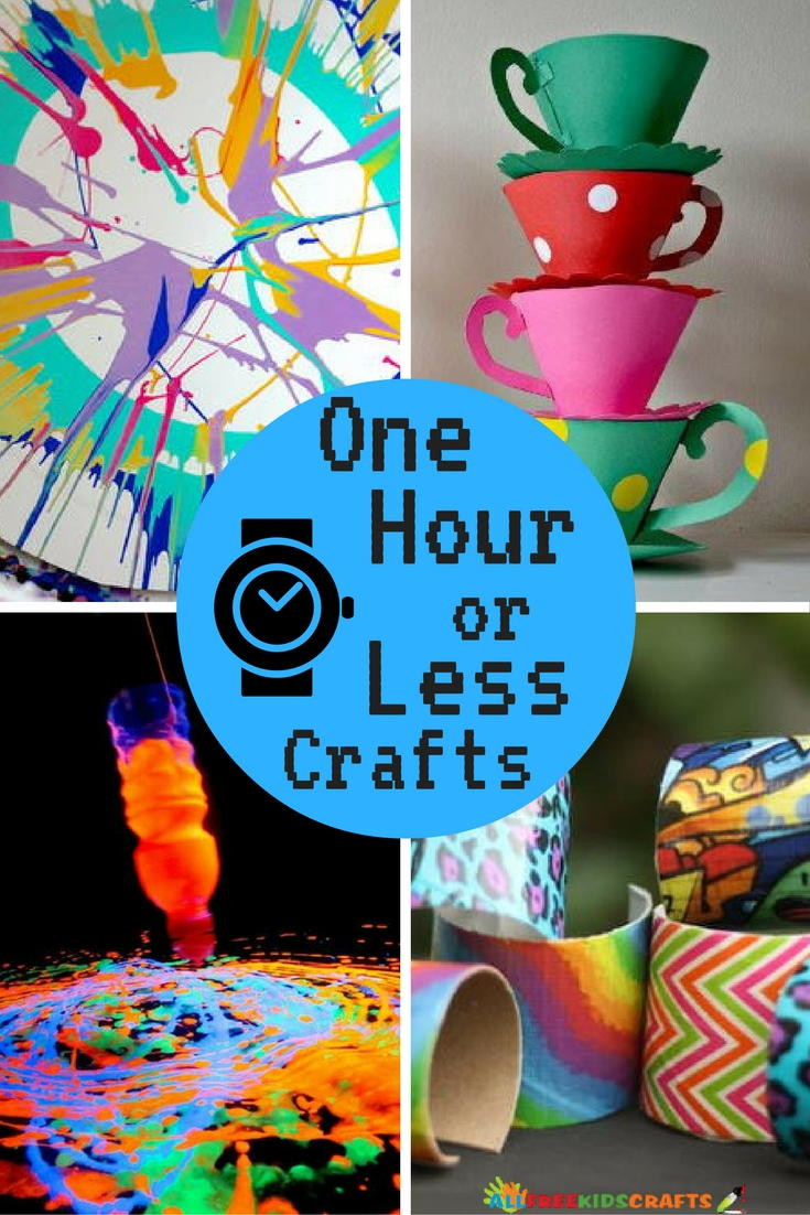 Crafts To Make For Kids
 26 Quick and Easy Crafts e Hour or Less