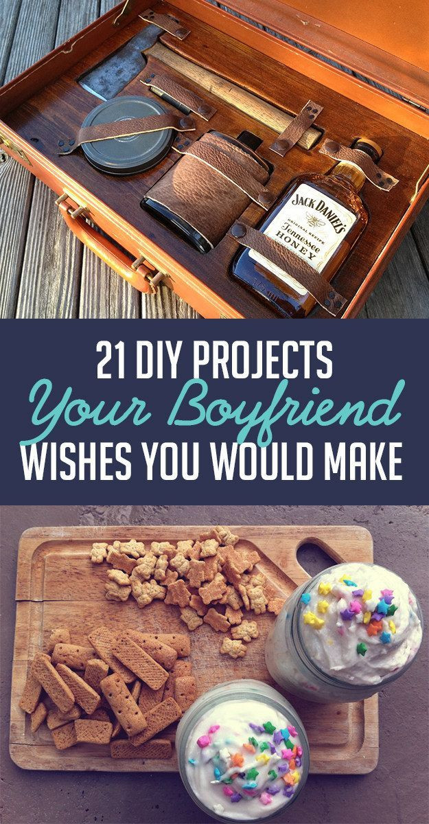 Crafty Gift Ideas For Boyfriend
 21 DIY Projects Your Boyfriend Wishes You Would Make