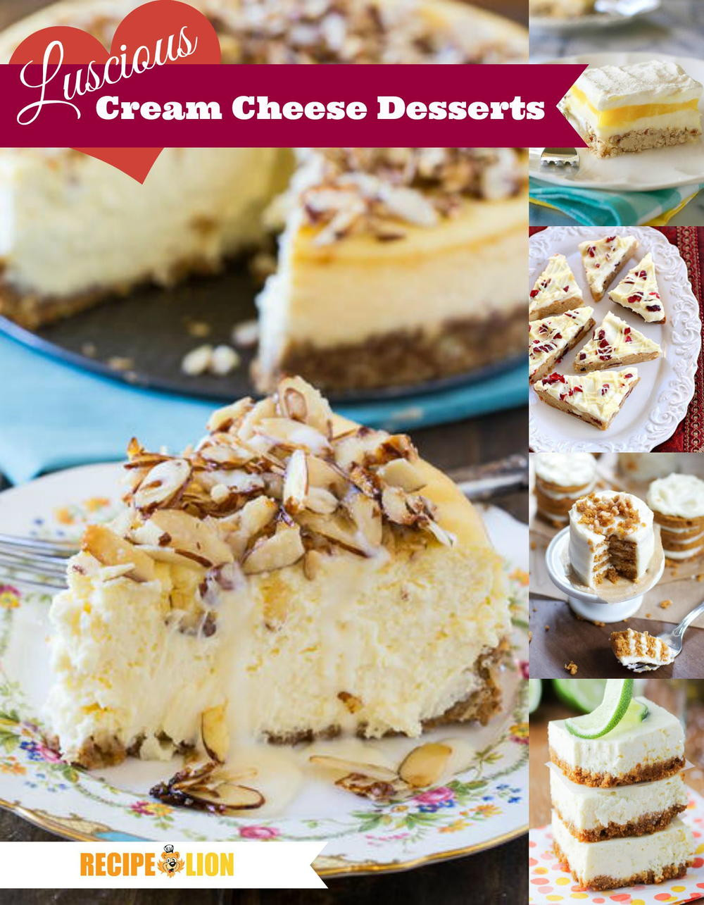Cream Cheese Desserts
 41 Luscious Cream Cheese Desserts