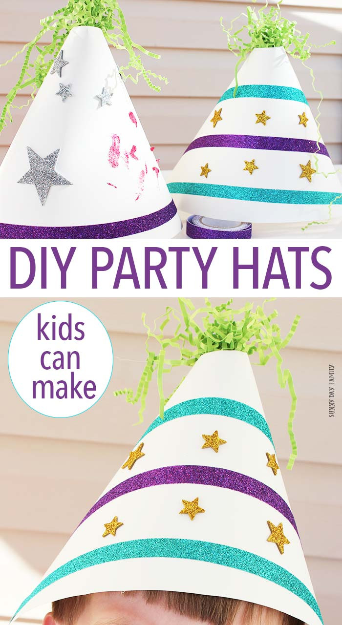 Create A Kids Party
 Fun & Easy DIY Party Hats Kids Can Make