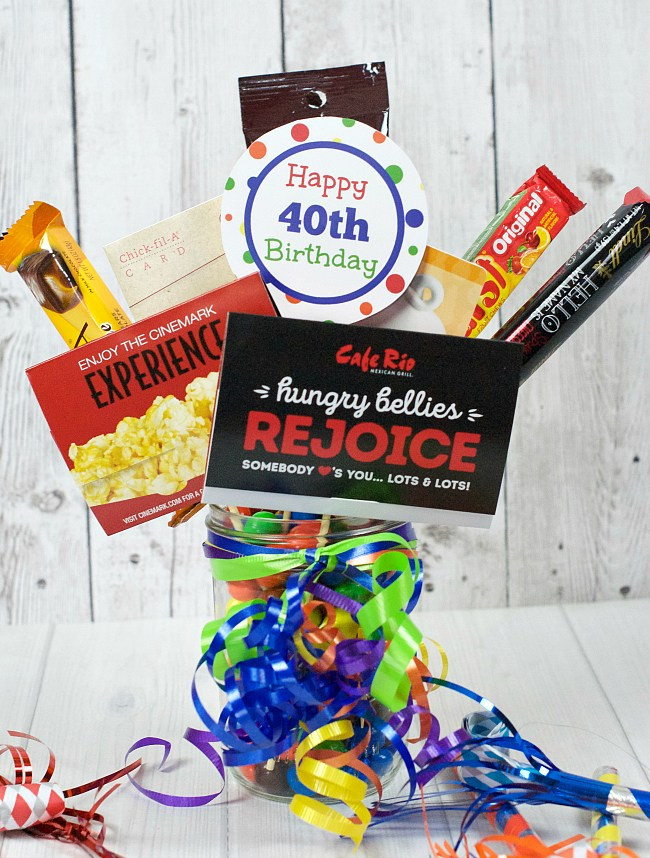 Creative 40Th Birthday Gift Ideas
 40th Birthday Gifts Gift Card Bouquet – Fun Squared