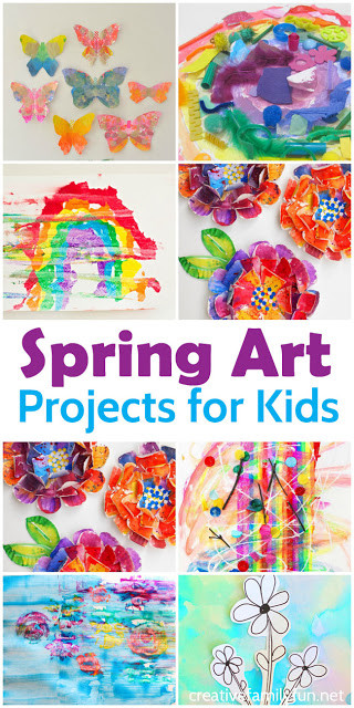 Creative Art For Toddlers
 Beautiful Spring Art Projects for Kids Creative Family Fun
